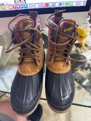 VENTA DÍA DEL TRABAJO $ Botas Sporto Duck para mujer 5 botines al tobillo de lluvia aislados W1608-01 Foto 1 de 4