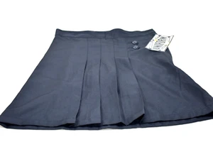 Authentic Galaxy School Uniform Pleated Skort Skirt NAVY BLUE Girls Sz 14 - NWT - Picture 1 of 4