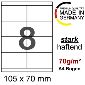 800 Internetmarke Etiketten 105x70mm Label Format wie Herma 4426 Zweckform 3426 - Bild 1 von 5