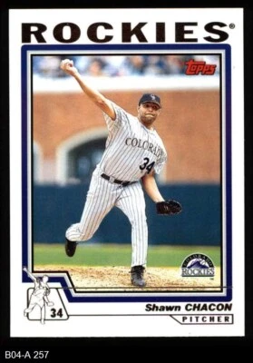 2004 Topps #257 Shawn Chacon Rockies 8 - NM/MT - Image 1 of 2