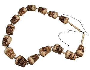 Shaman Necklace Skull Impermanence Ritual Amulet Nepal # 3784 - Picture 1 of 8