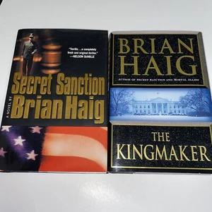 Lot 2 HC DJ Brian Haig VG Secret Sanction The Kingmaker - Picture 1 of 10