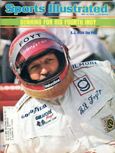 May 19, 1975 A.J. AJ Foyt Auto Racing Sports Illustrated - Picture 1 of 1