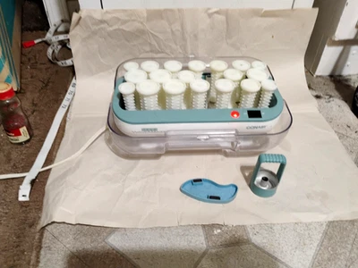 Conair Hot Curlers Vintage Easy Holding Hairsetter Grip Rollers Euro Wave Maker - Image 1 of 4