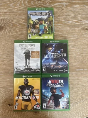 Microsoft Xbox One Game Bundle 5 Games, All Tested - Image 1 of 2