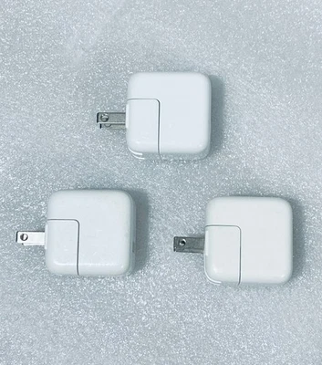 Lote de 3 - Original/OEM Apple 12W USB AC Adaptador de Corriente/Ladrillos Cargador - A1401 Foto 1 de 4