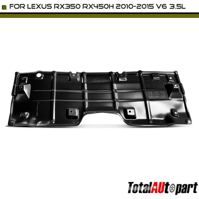 Protector contra salpicaduras de motor negro para Lexus RX350 RX450h 2010-2015 V6 3,5 L inferior delantero Foto 1 de 4