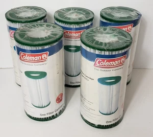 5 PACK COLEMAN TYPE III A/C FILTER CARTRIDGE FOR 1000 & 1500 GPH FILTER PUMPS - Picture 1 of 8