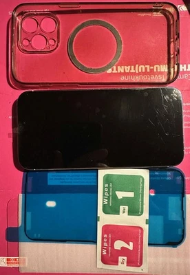 Apple iPhone 14 Pro Max 128GB Silber - Sturzschaden - Displ. NEU - teildefekt - - Bild 1 von 4