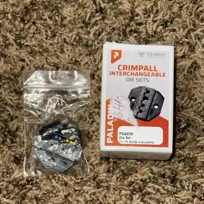 Paladin Pa2035 Crimping Tool Die Mfr. No. Pa8021/Pa1305 New - Image 1 of 4