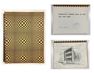 Perspective Drawing Made So Easy You Can’t Miss 1971 Spiral Bound PB Art Book - Picture 1 of 24