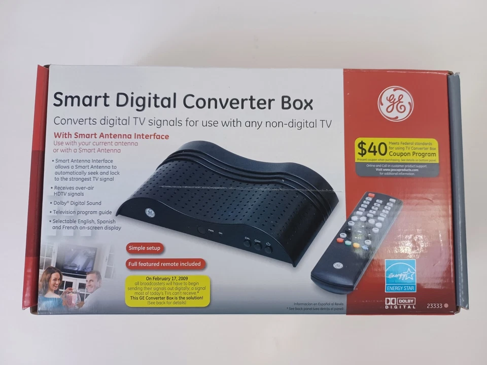 GE 23333 Smart Digital TV Converter Remote Control