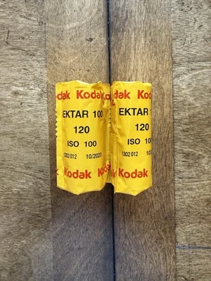 Kodak Professional 120 Ektar 100 Color Negative Film - Expired 10/2020 - 2 Rolls - Image 1 of 2