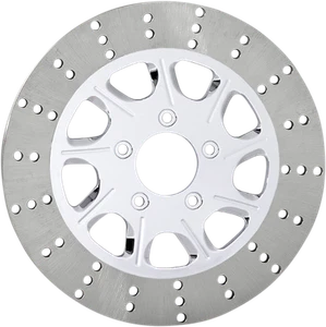 RC COMPONENTS COG117124CRR2K Brake Rotor - Rear Right - Revolt - Chrome - Picture 1 of 2