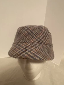 Cappello Kangol misto lana cadetto berretto multicolore patchwork plaid militare newsboy - Foto 1 di 6