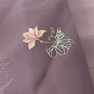 SILK LAVENDER FABRIC 8 Yards x 21 Inches Wide or 288  Inches x 21 Wide - Image 1 of 4