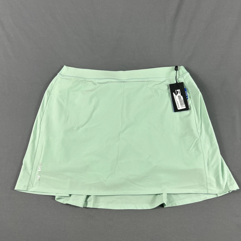 Pantalón corto de golf RLX Ralph Lauren para mujer grande verde poliéster spandex nuevo con etiquetas precio de venta sugerido por el fabricante 128 USD Foto 1 de 4
