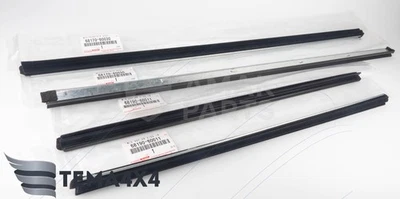 Juego de tiras de intemperie de cinturón interior genuino OEM para LX450 Toyota Land Cruiser 6817060030 Foto 1 de 2