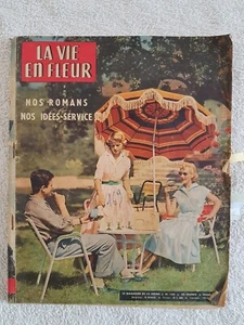 LA VIE EN FLEURS N°169 1956 MODE ROMAN DESSINE ROMAN-PHOTO UN MARI DE PREMIER CH - Picture 1 of 13