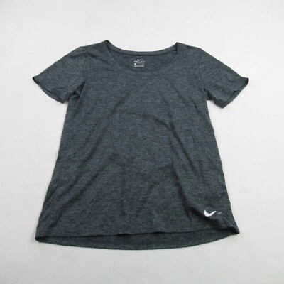 Camisa Nike Mujer Pequeña Manga Corta Cuello Redondo Azul Dri-Fit Entrenamiento Ligero Foto 1 de 4