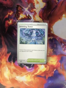 Pokemon Twlight Masquerade JAMMING TOWER Uncommon 153/167 New NM HTF Rare - Bild 1 von 2