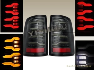 2009-2018 DODGE RAM 1500 2500 3500 PICKUP ALPHA-BLACK FULL LED TAIL LIGHTS SS - Bild 1 von 11