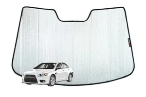 Genuine SNAPSHADES Front Windscreen Sun Shade for Mitsubishi Lancer Sedan/Hat... - Picture 1 of 9