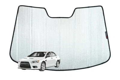 Genuine SNAPSHADES Front Windscreen Sun Shade for Mitsubishi Lancer Sedan/Hat... - Image 1 of 4