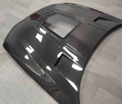 Крышка капота из настоящего углеродного волокна для Audi A6 S6 RS6 2012-2018 годов выпуска - Изображение 1 из 4