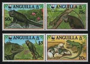 Anguila 1997 - Mi-N.o 988-991 ** - Estampillada sin montar o nunca montada - Reptiles / Reptiles - Imagen 1 de 1