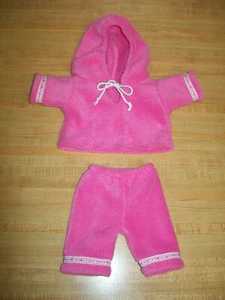 PINK OR OTHER COLOR FLEECE HOODIE HOODY +PANTS SET for 14" KID CPK Cabbage Patch - Picture 1 of 6