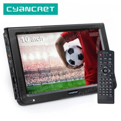 Portable Television 10 Inch Pocket TV Small Mini LCD Screen Digital Cars Gadget - Image 1 of 4