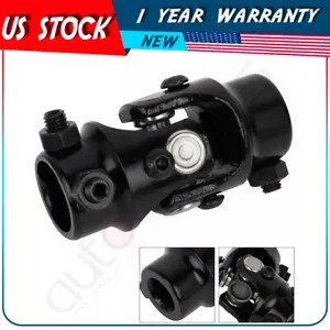 1 Pcs Single Universal Steering Black U-Joint Shaft 1 Inch Dd X 3/4-30 Spline - Bild 1 von 12