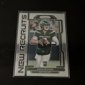2021 Panini Prizm ZACH WILSON New Recruits Insert RC Rookie New York Jets #NR-2 - Picture 1 of 2