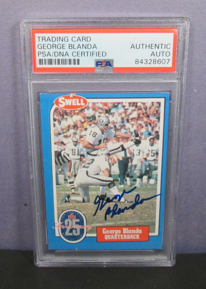 Your Choice GEORGE BLANDA PSA/DNA SGC A Signed Card - Kentucky Wildcats Auto  - Image 1 of 1
