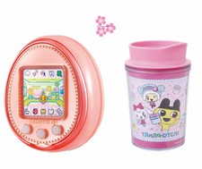 Tamagotchi 4U+ Plus Peach Orange Tama Depa Original Tumbler New From ykr2_japan
