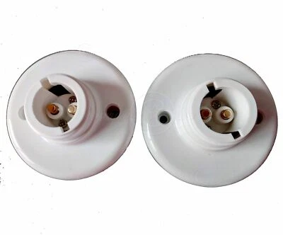 Wired B22 Socket Bayonet Base LED Bulb Lamp Holder Adapter For UK/US/AU/EU Home - Image 1 of 4