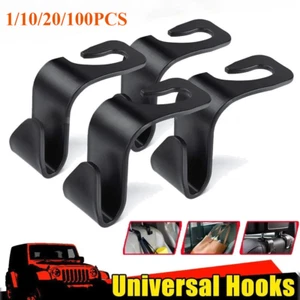 Car Seat Back Headrest Hook Hanger Holder Hook Bag Purse Cloth Grocery Universal - Picture 1 of 4