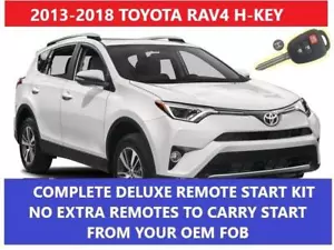 Fits:Toyota RAV4 H-KEY Plug & Play Remote Start Complete Kit 2013-2018 - Picture 1 of 1