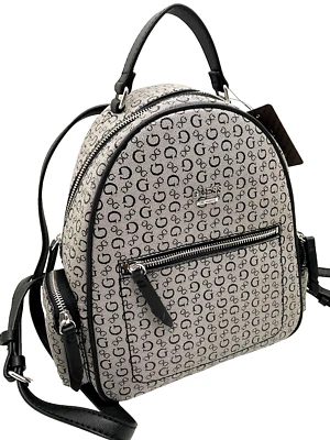 Mochila Guess/Colson/Impresión de firma/Mediana/Negro y Gris/NTW Foto 1 de 4