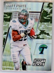 2016 Panini Prizm Draft Picks Prizms Camo Matt Forte 33/192#72 TULANE GREEN WAVE - Picture 1 of 2