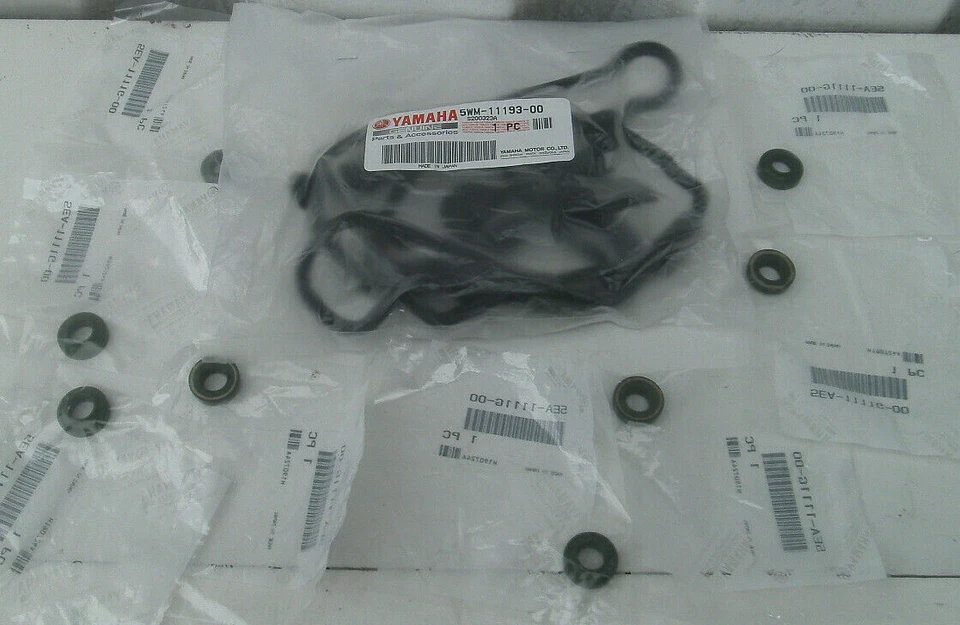 Ventildeckeldichtung orig Yamaha XJR 1200 4PU +8 Ventildeckel schrauben Dichtung - Bild 1 von 1