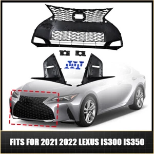 For 2021 2022 LEXUS IS300 IS350 F-SPORT FRONT GRILLE W/ CAMERA HOLE 53112-53470 - Picture 1 of 11
