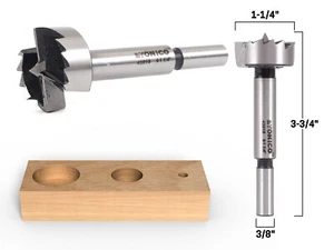 Forstner punta trapano acciaio diametro 1-1/4"" - gambo 3/8"" - Yonico 43019S - Foto 1 di 1