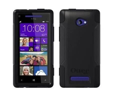 HTC Windows 8X Otterbox Commuter Case - Black - New 77-24080 - Image 1 of 2