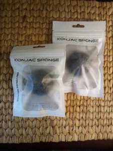 Konjac Cleansing Facial Sponge Brand New - Set Of 2 - Picture 1 of 4
