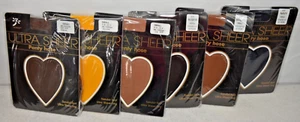 6 Ultra Sheer Pantyhose Lot Korus S Small 90-115lbs Multicolor 4'10"-5'2" small - Picture 1 of 9