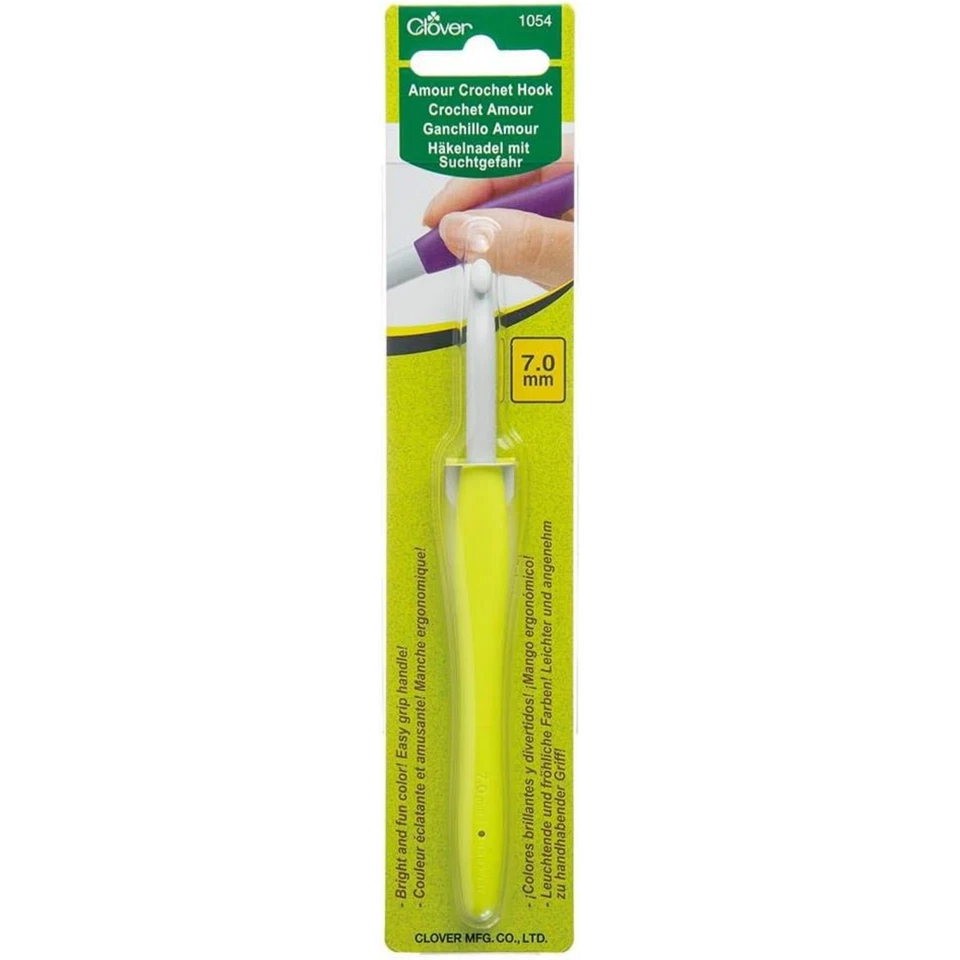 Clover 1054 Crochet Hook Amour 7mm
