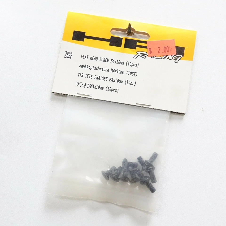 HPI Flat Head Screw M4x10mm (10pcs) Z622 - Image 1 of 1