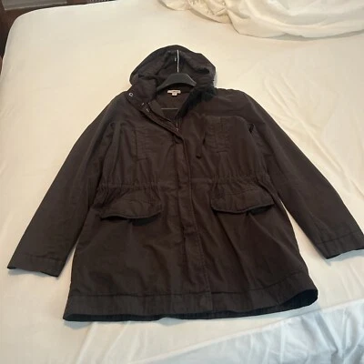 Chaqueta utilitaria parka con capucha James Perse para mujer 3 Dark Gary Yosemite Foto 1 de 4